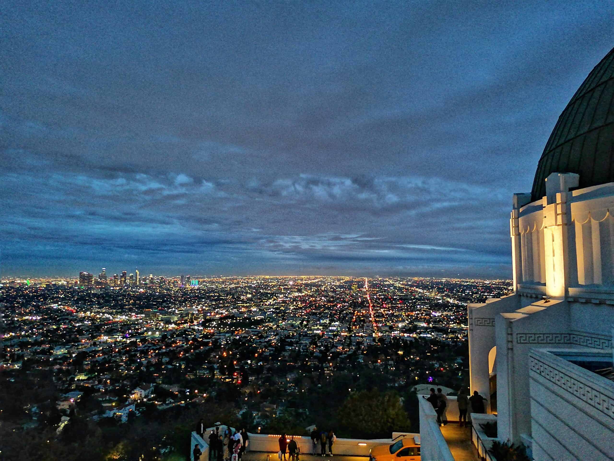 Vista dall'Osservatorio di Griffith 